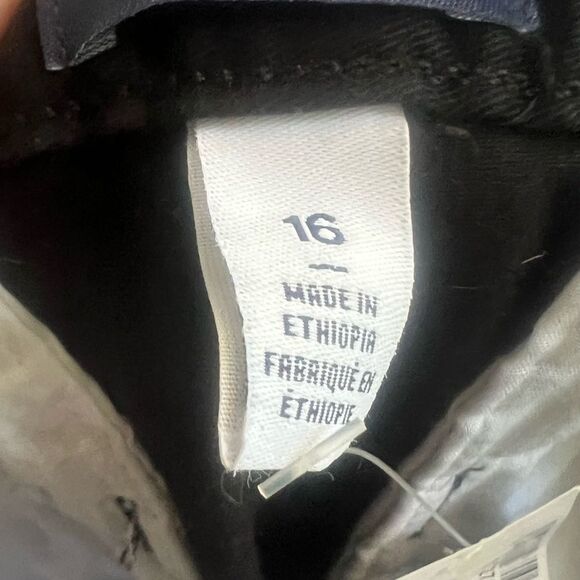 The Children’s Place Girls Uniform Chino Pants Sz 16 Black NWT - Picture 9 of 9